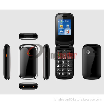 2.2inch Flip Dual SIM 3G Senior Phone (W73C)